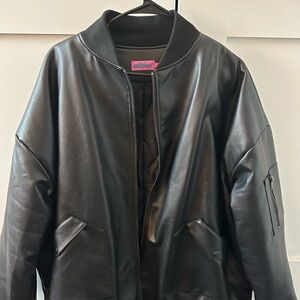Black Bomber Jacket